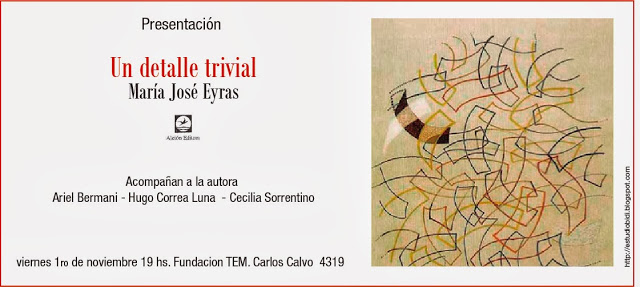 Flyer presentación del libro